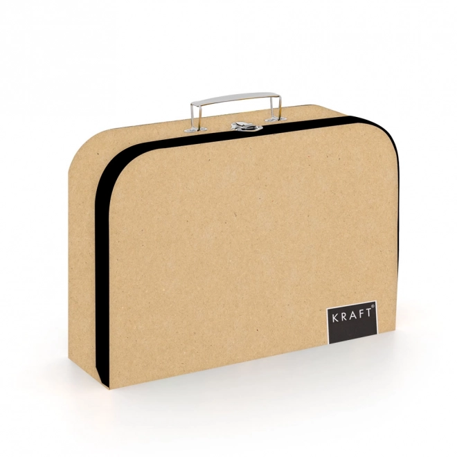 Lamineret kuffert 34 cm KRAFT natur