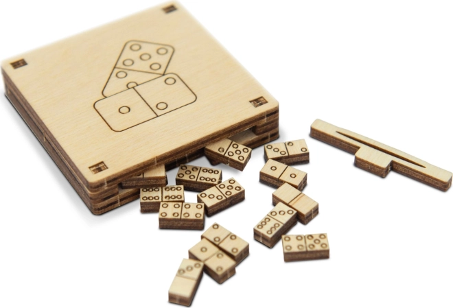 Træ 3D mini-domino WOODEN CITY