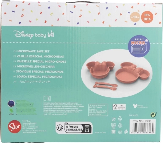 Børnebestiksæt Minnie Mouse 4i1