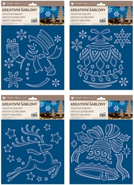 Kreative skabeloner – mix af motiver 25 × 35 cm