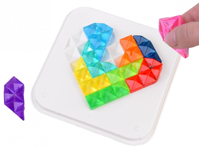 Farverig Diamant Puslespil