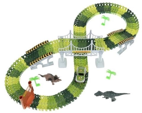 Dinosaur Park Sæt med Bane