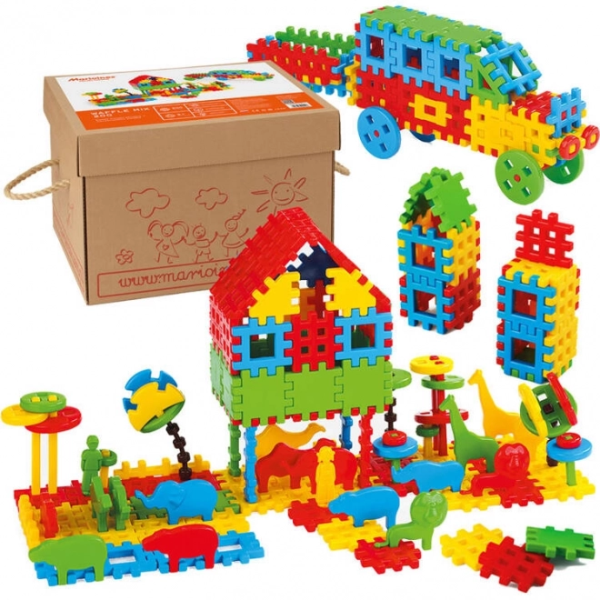 Konstruktionsklodser Marioinex Waffle 200 stk
