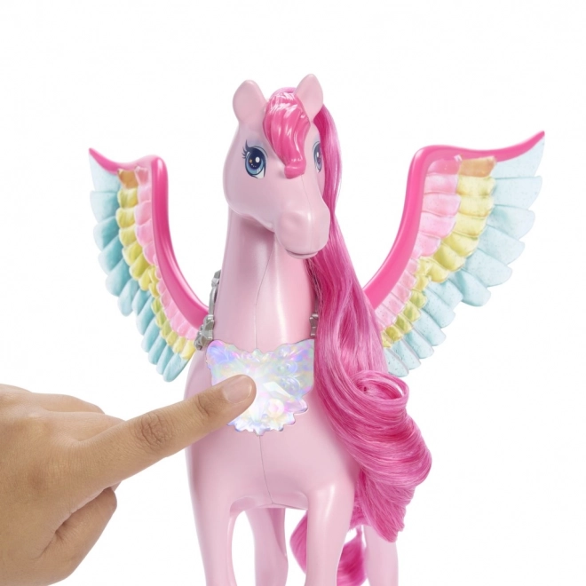 Figur Barbie magisk Pegasus med lys og lyde