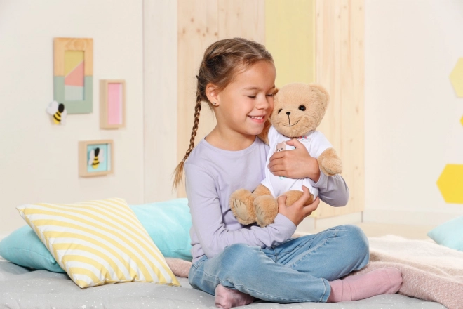 Bamse BABY born, hvidt tøj