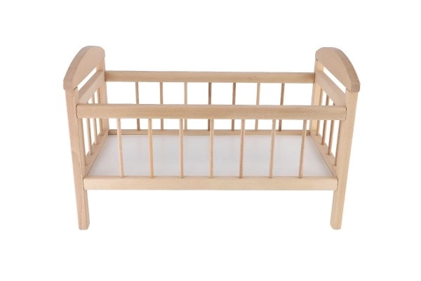 Dukke seng træ stor 58,5x33x37,5 cm i pose