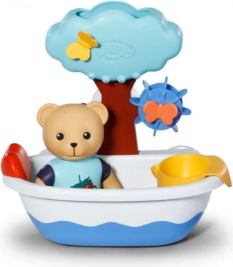Badekar med Teddy-bjørn og vandhjul