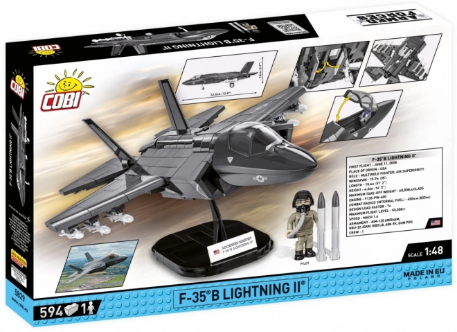 Jagerfly F-35B Lightning II byggesæt 594 dele