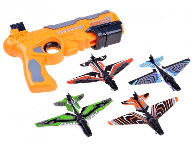 Stor pistol med flyskyder – Orange