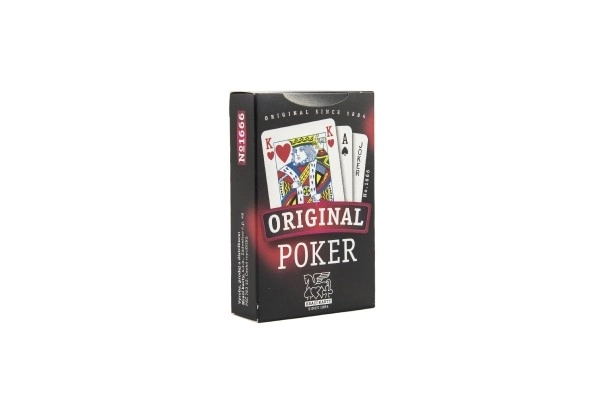 Poker selskabsspil kort i papæske 6x9cm