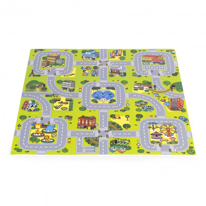 Stor EVA skummåtte til børn By 90,5x90,5 cm 21 stk ECOTOYS
