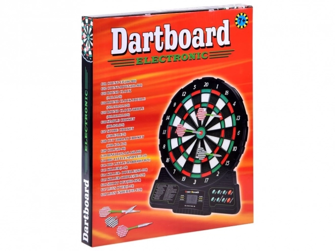 Elektronisk dartskive med 18 spil