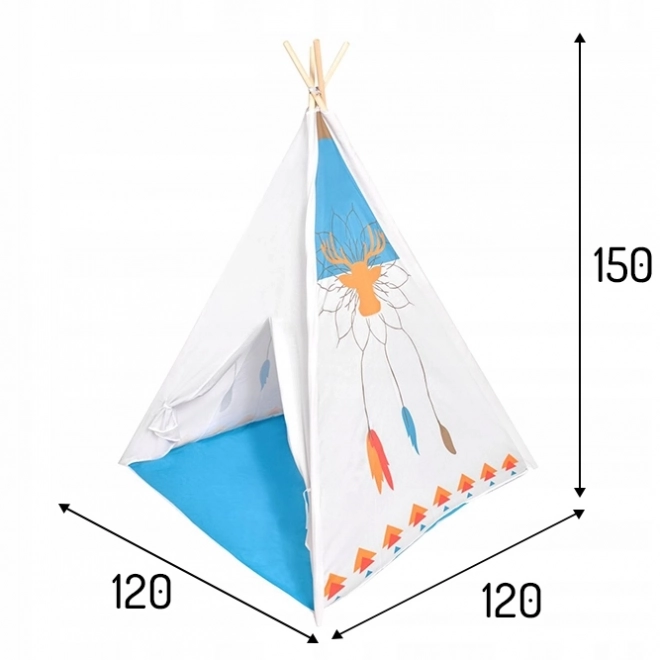 ECOTOYS Børne indiansk telt