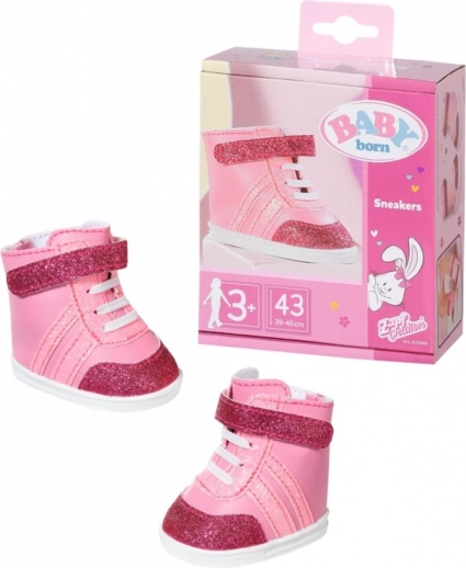 BABY born Sneakers lyserøde, 43 cm
