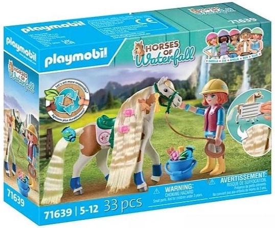 Sæt med figurer: Ellie med hesten Horses