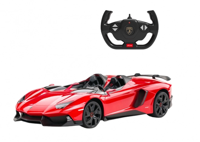 Rastar 1:12 Lamborghini Aventador Rød Cabriolet RC Bil