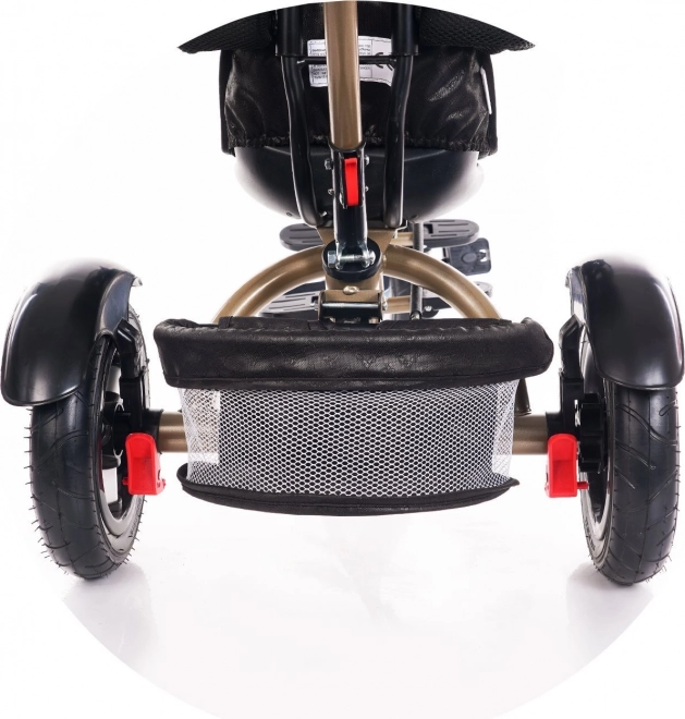 CHIPOLINO Tre-hjulet cykel til tvillinger 2Play Obsidian
