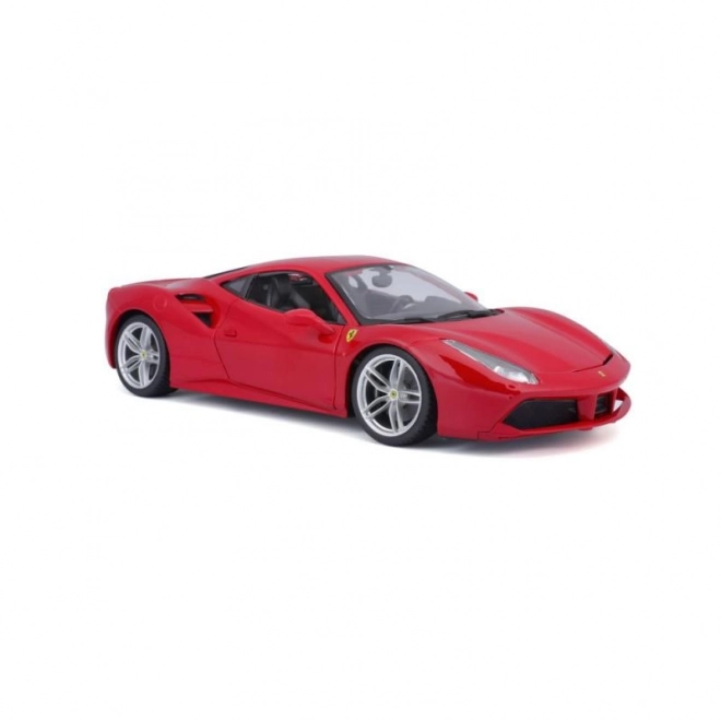 Metalbil Ferrari 488 GTB rød