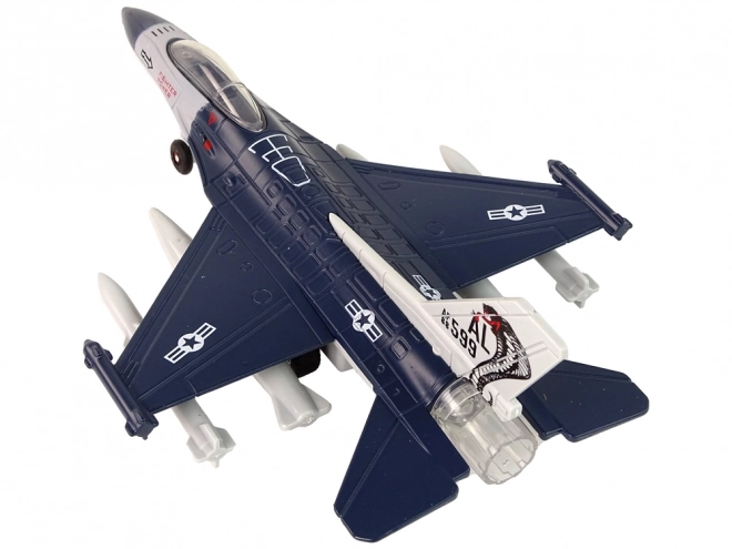 Funktionel flymodel med lys og lyde 1:72