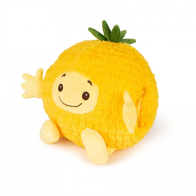 Cozy Noxxiez HW751 Ananas - varm plysbetrækspude 3 i 1