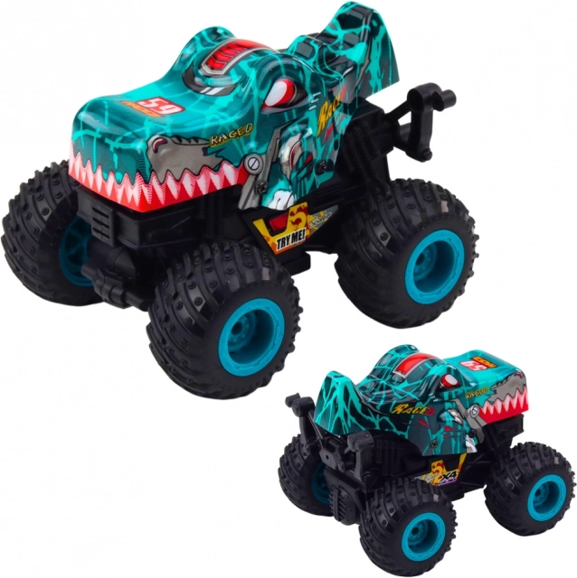 terrænbil Dino med motor, lys og lyd