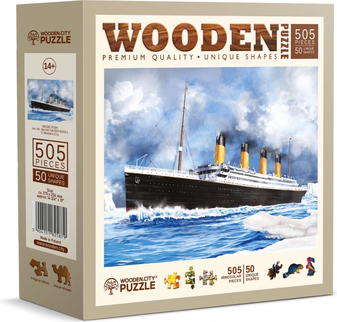 WOODEN CITY Træpuslespil Titanic 505 brikker