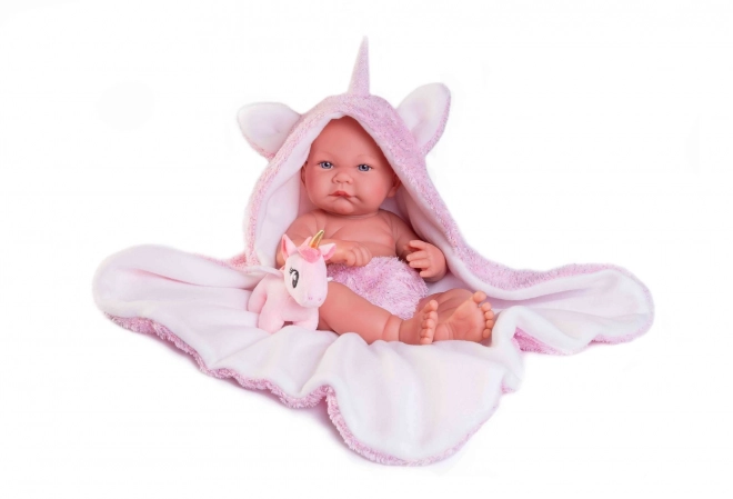 Antonio Juan 50086 NICA - realistisk dukke baby med hel vinyl krop - 42 cm