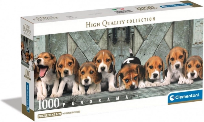 Puslespil 1000 stykker Kompakt panorama Beagle