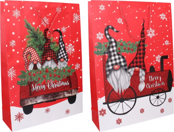 Gavepose XL julemotiv 40 × 56 × 13 cm, 2 motiver