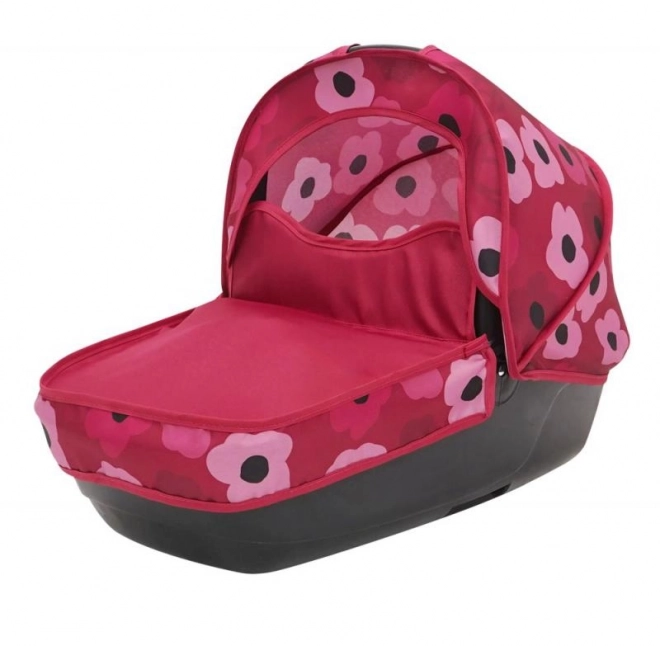 Dukkebarnevogn 2-i-1 - Bella Poppy Red