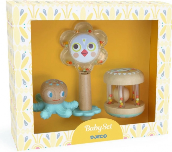 Bidering og rangle DJECO Baby White
