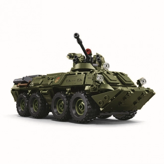 Byggesæt tank BTR-80AS IFV fra Sluban i skala 1:35