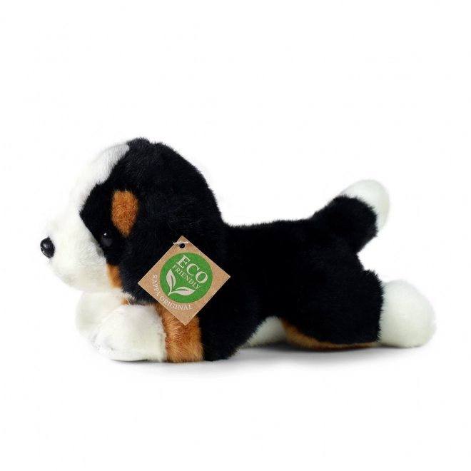 Plys Bernersennenhund liggende 20 cm MILJØVENLIG