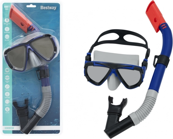Sort dykkerudstyr med maske og snorkel Bestway