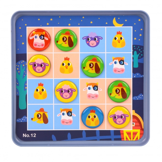 Børne sudoku gård fra Tooky Toy