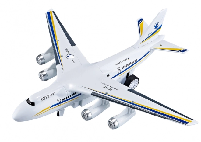 R/C fjernstyret passagerfly + USB-kabel til fjernstyring