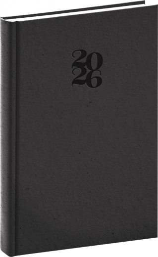 Daglig dagbog Notique Essenza 2026, kaffe, 15 x 21 cm
