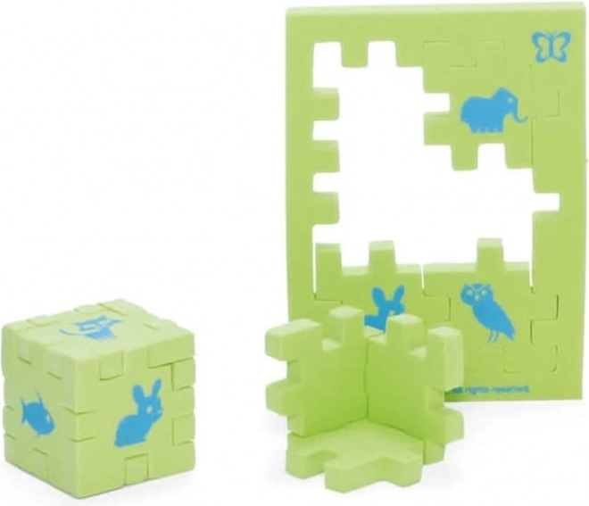 Happy Cube Junior – dyr (1 terning) skum 3D-puslespil