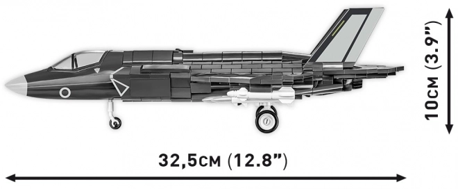 Model af kampflyet F-35B Lightning II fra klodser