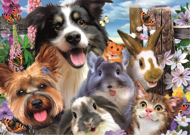 Educa Puzzle sjov selfie 500 brikker