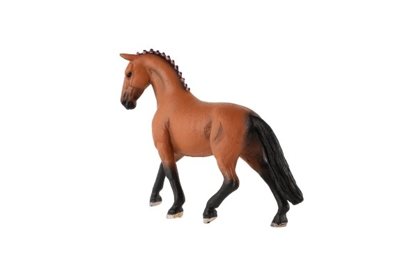 Hjemmedomestikeret brun hingst zooted plast 13cm i pose