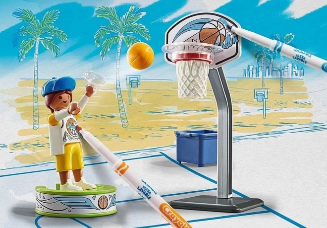 Playmobil Color Skater med basketball