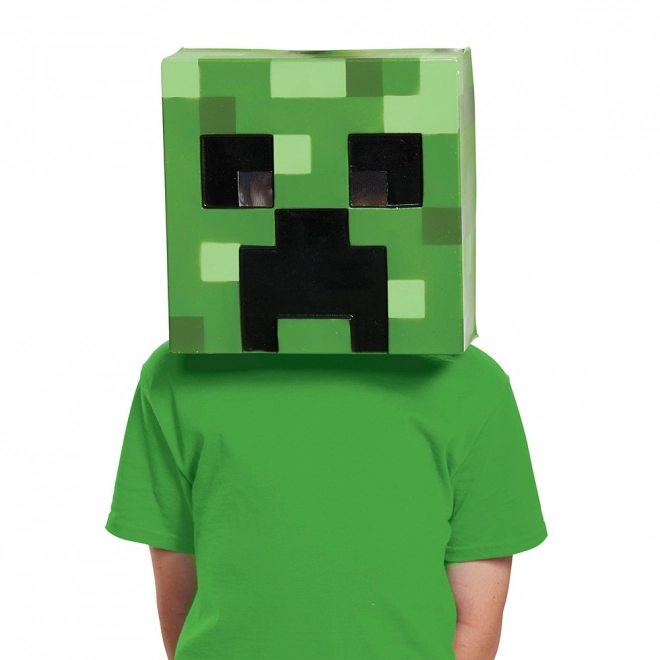 Minecraft-maske - Creeper, børn