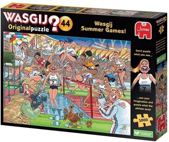 Puslespil 1000 stk Wasgij Sommerlege