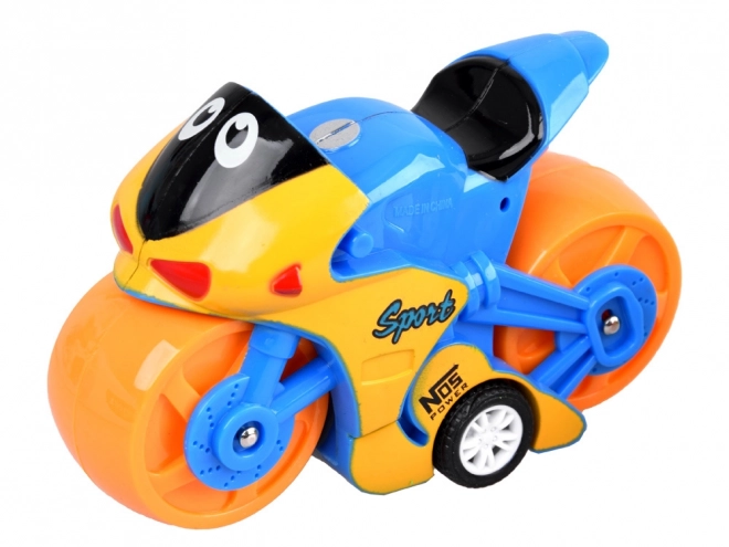 Farverig børnemotorcykel til sjov
