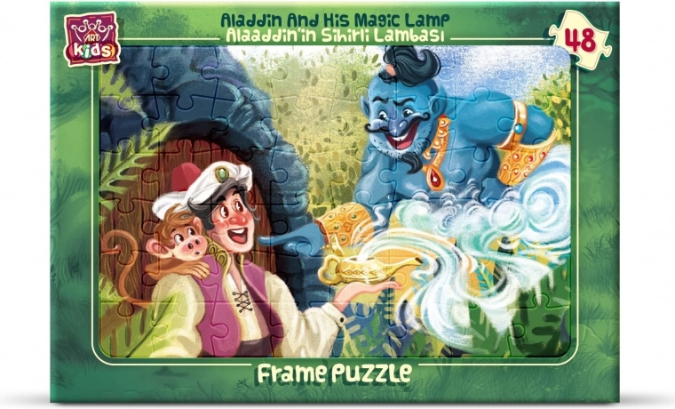 Børnepuslespil Aladdin og den magiske lampe, 48 brikker