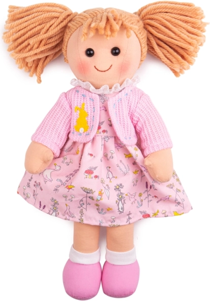 Stofdukke Ella 34 cm fra Bigjigs Toys