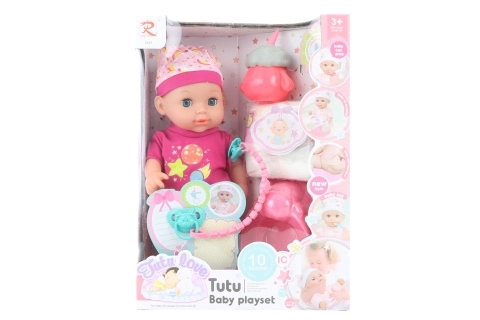 Panenka Tutu Babydukke 30 cm med tissefunktion og lyde