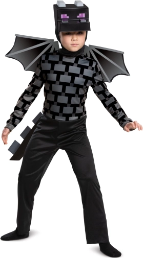 Minecraft kostume Ender Dragon til børn (10–12 år)