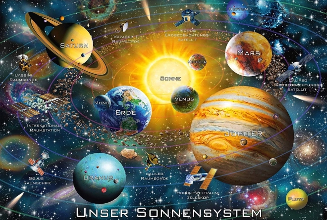 Schmidt puslespil Solsystemet 200 brikker